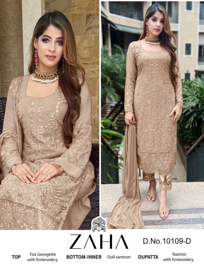 Zaha Saadia Vol 1 Wholesale Georgette Pakistani Suit